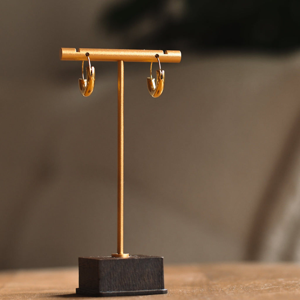 McKenzie Hoop Earrings – Classic Gold Women's Hoop Earrings