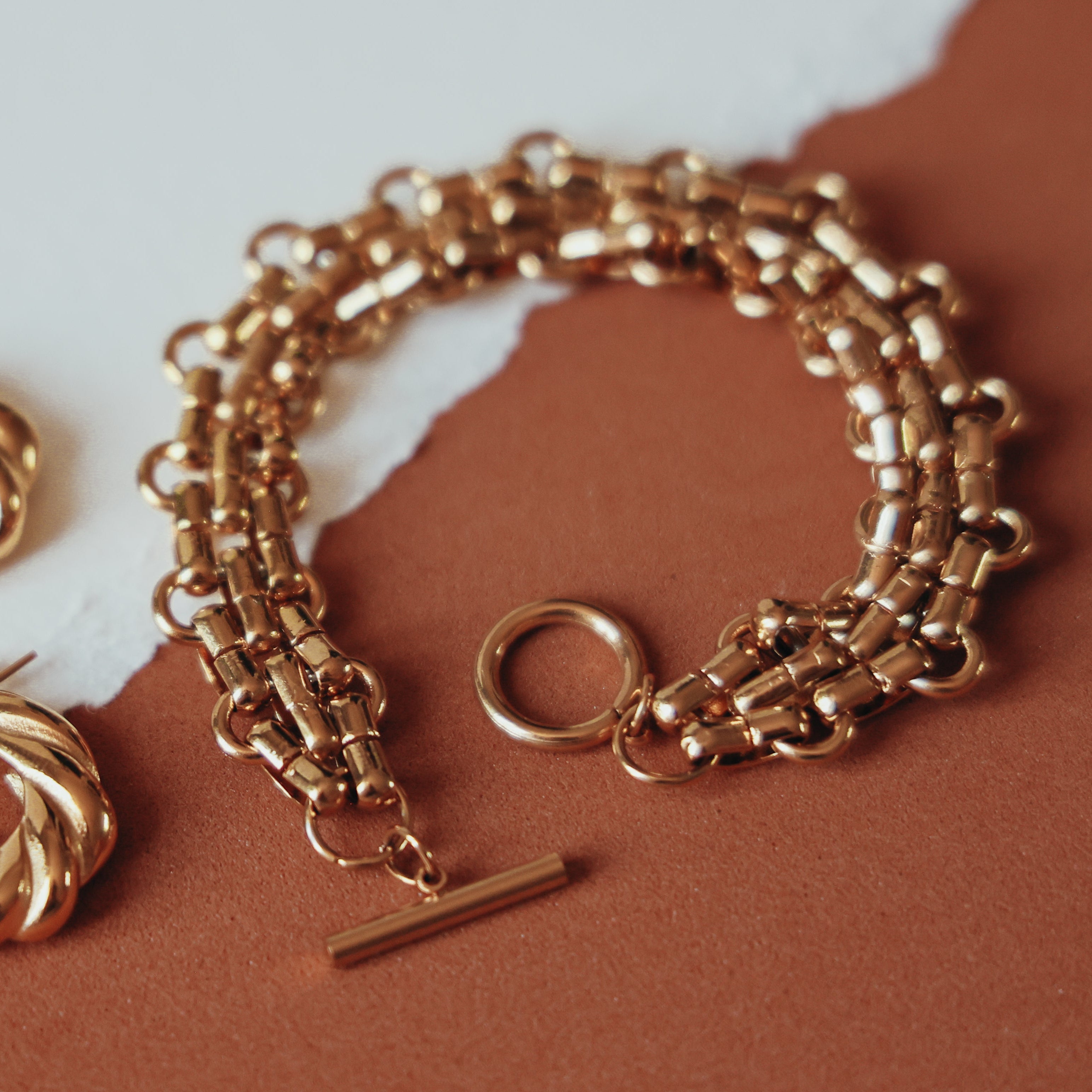 ELIZA chunky 18k gold bracelet