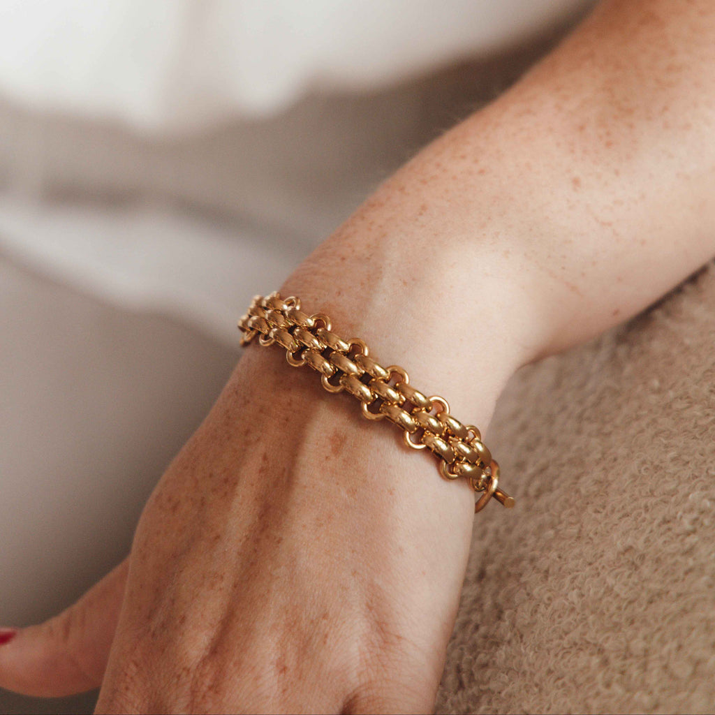 ELIZA chunky 18k gold bracelet