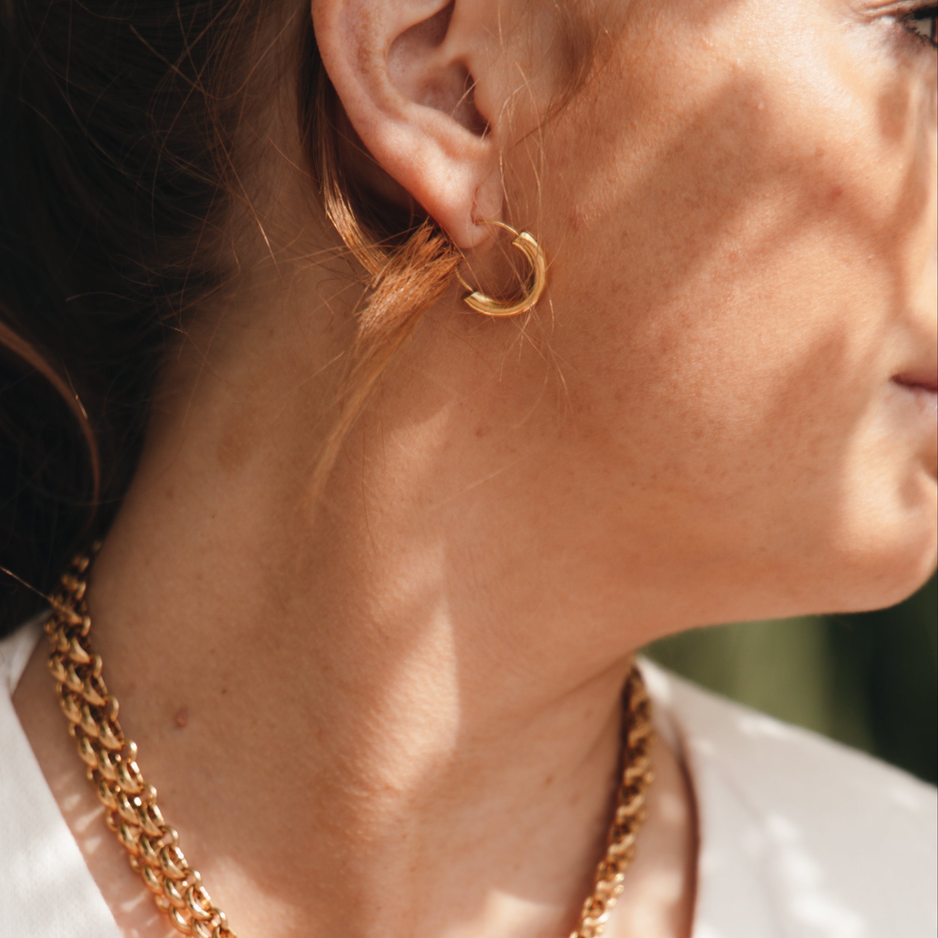 McKenzie Hoop Earrings – Classic Gold Women's Hoop Earrings