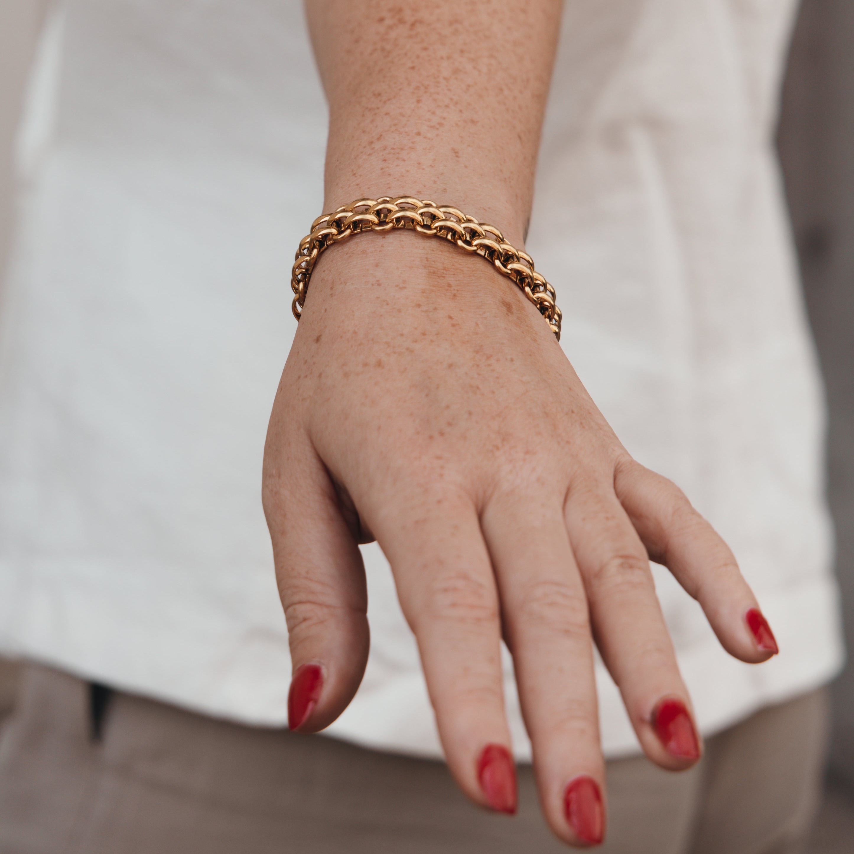 ELIZA chunky 18k gold bracelet