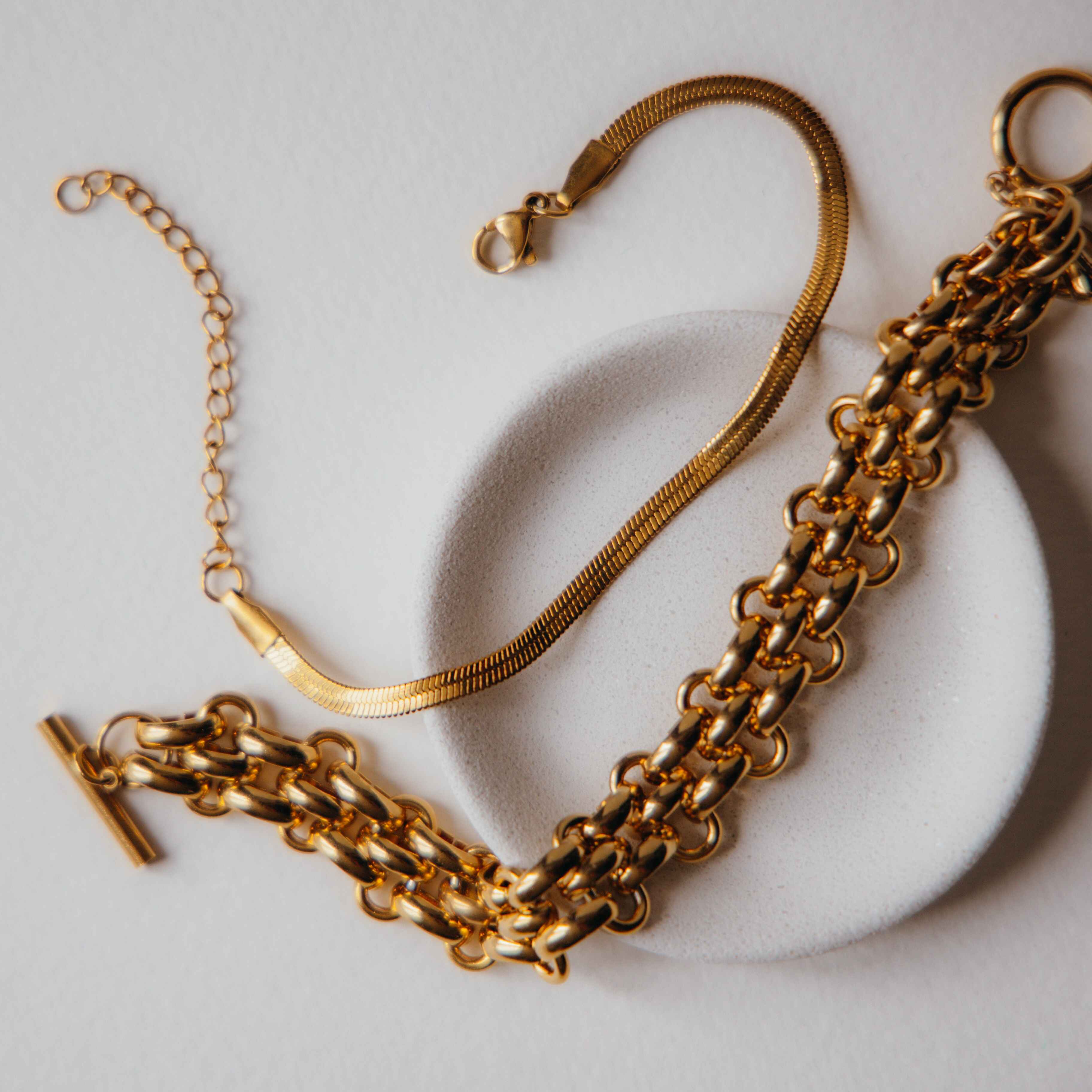 Sienna Single Chain Bracelet – Elegant Gold Chain Bracelet | The Jewellery Edit