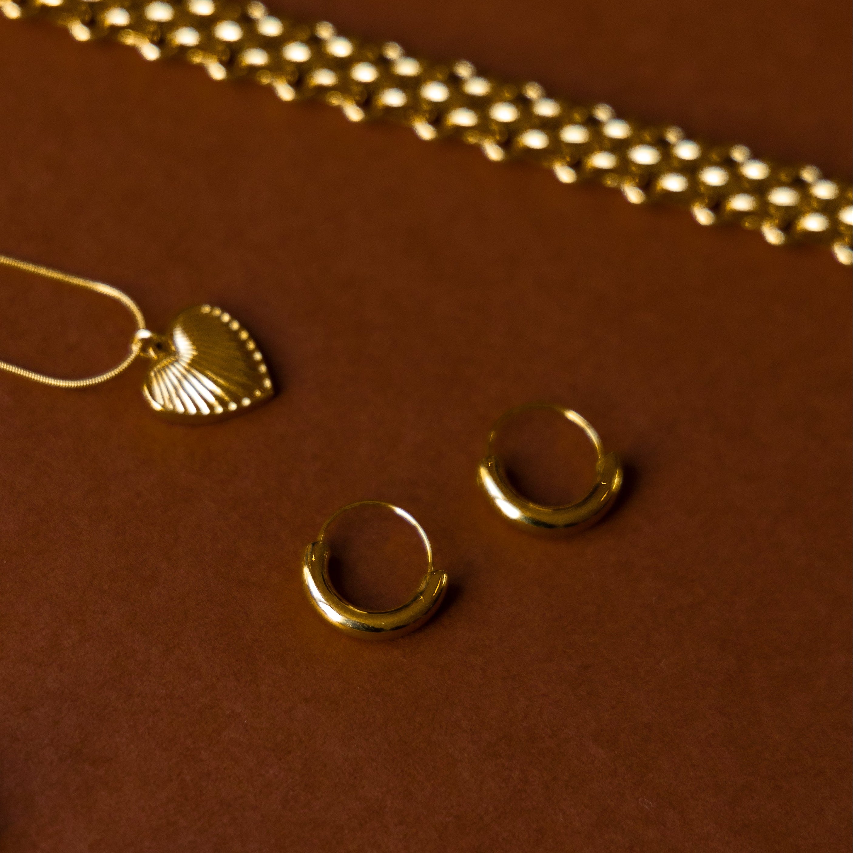 MCKENZIE 18k gold hoop earrings