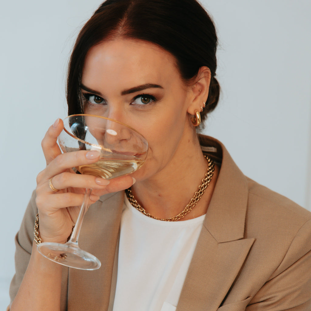 WILLOW chunky 18k gold necklace