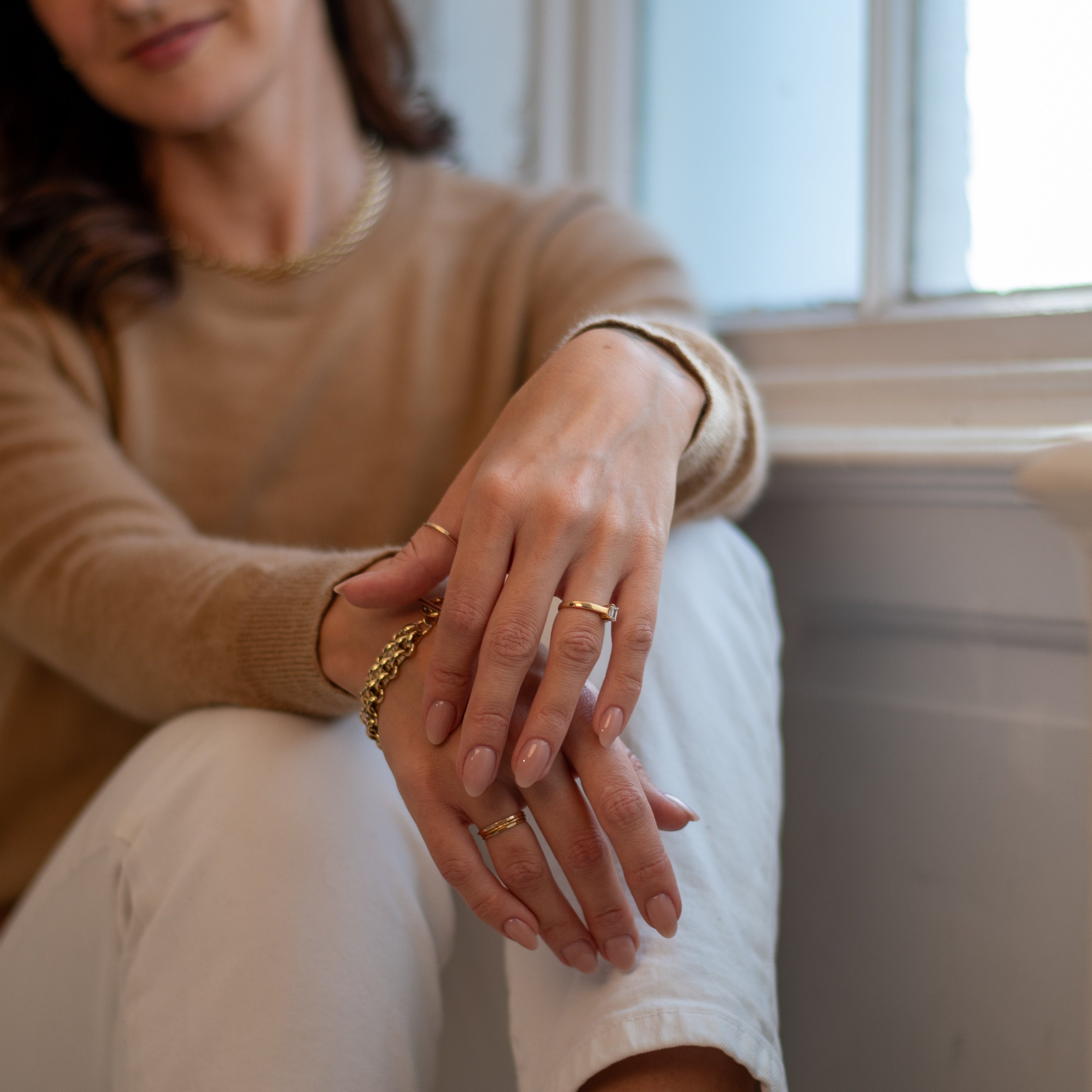 ELIZA chunky 18k gold bracelet