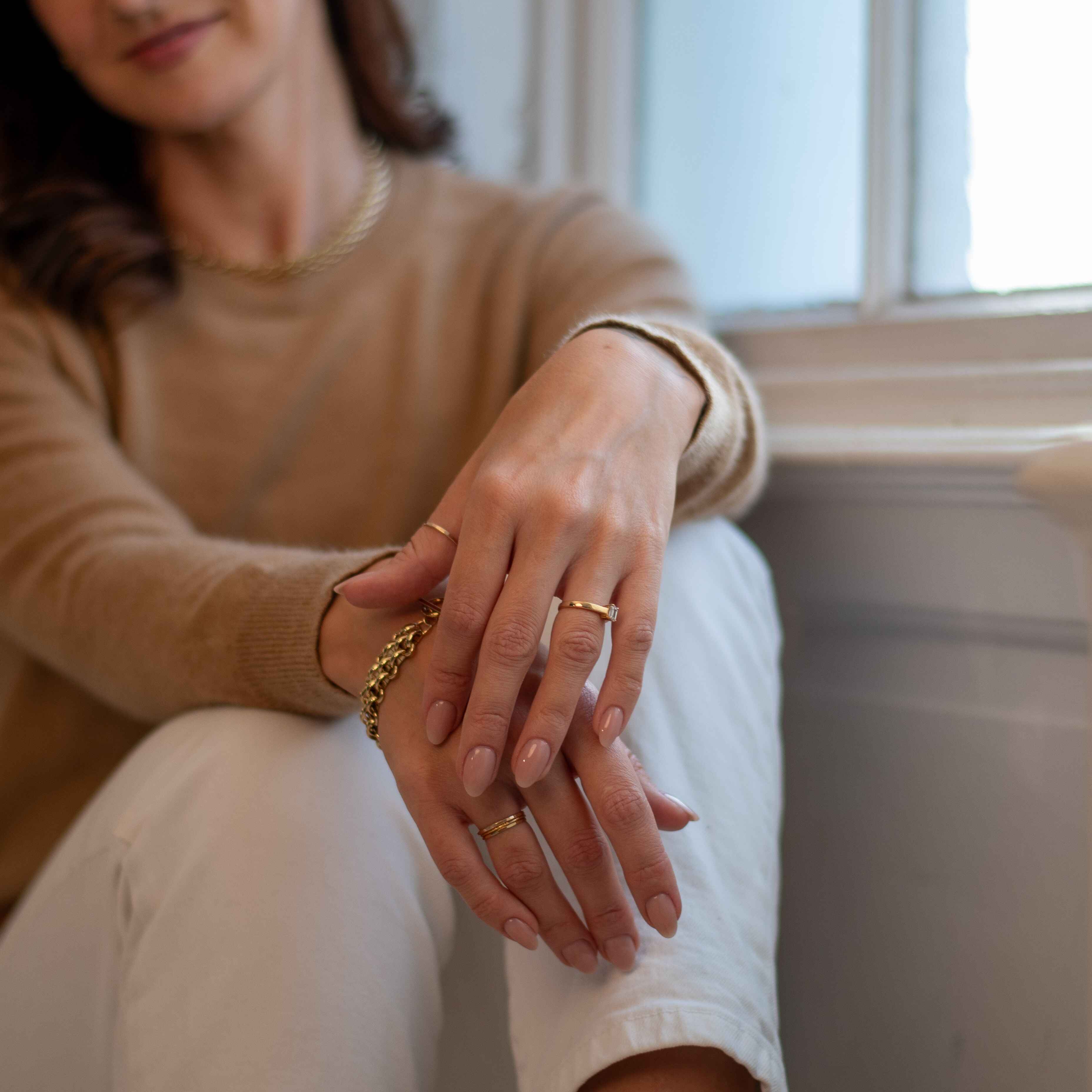 ELIZA chunky 18k gold bracelet
