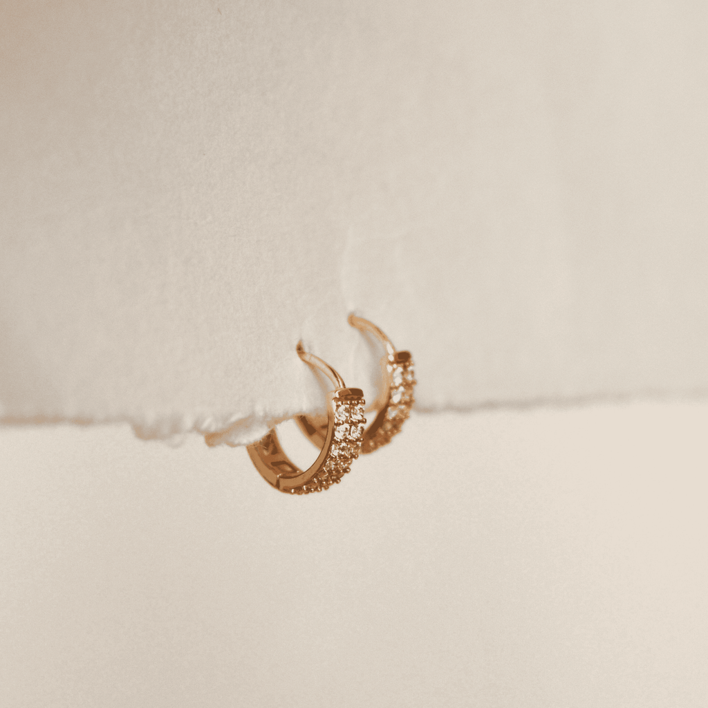 The Jewellery Edit Polly gold hoops