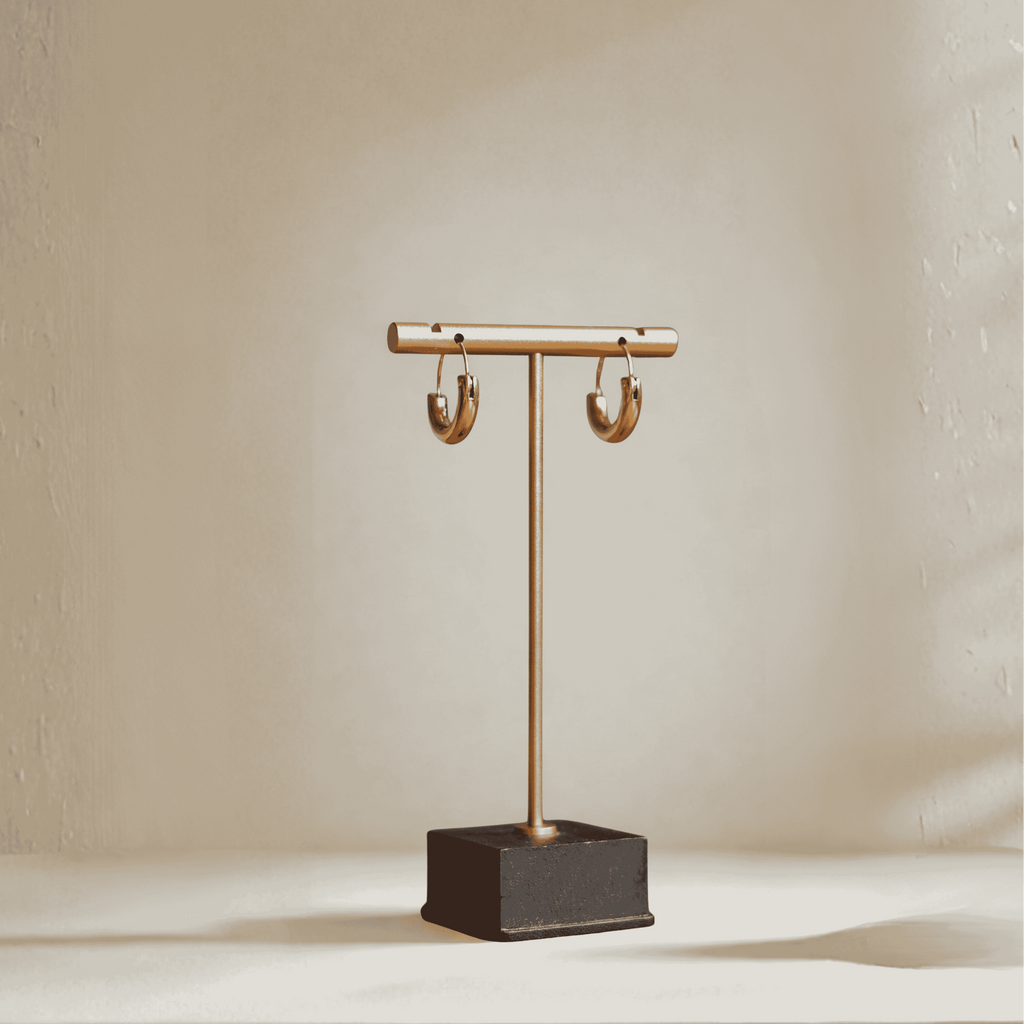 MCKENZIE 18k gold hoop earrings