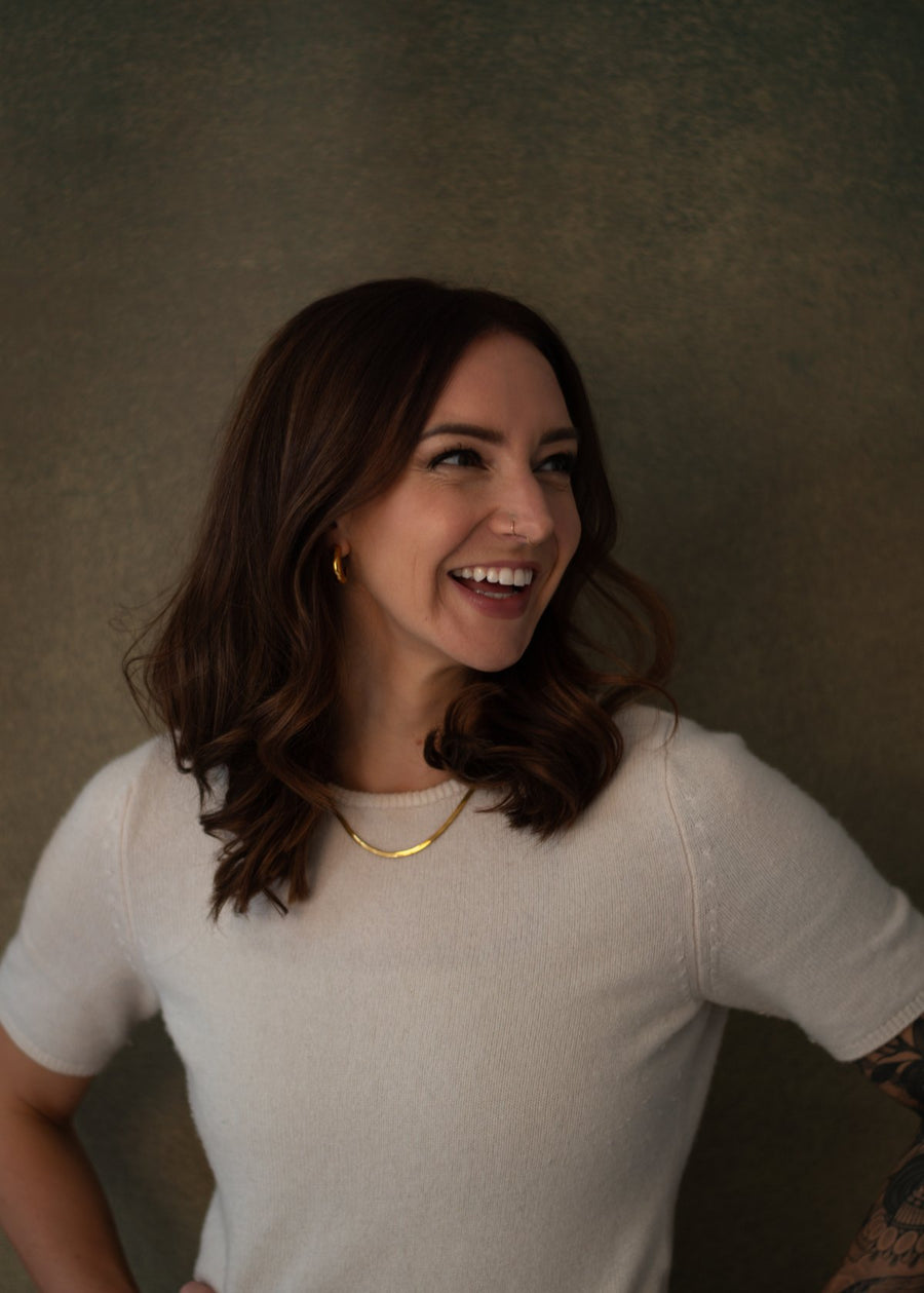 Lizz, founder of The Jewellery Edit, laughing